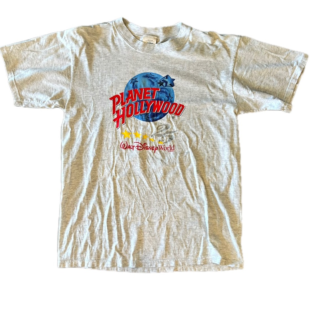 Rare Vintage 1991 Planet Hollywood Walt Disney World T Shirt 90s Mens Medium